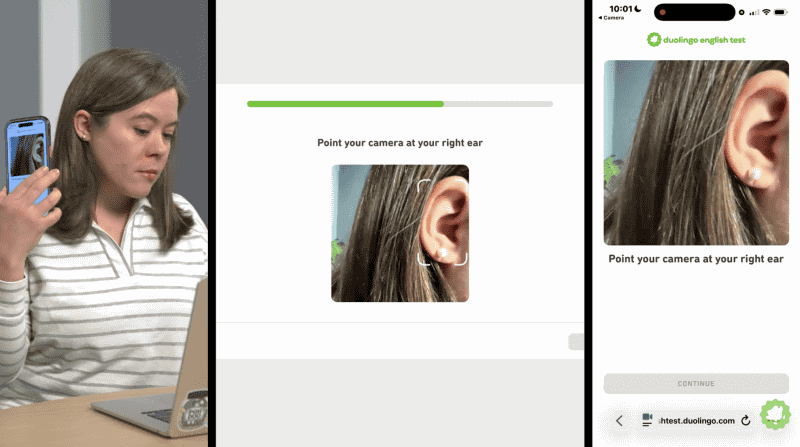 Ear Scanの操作イメージ