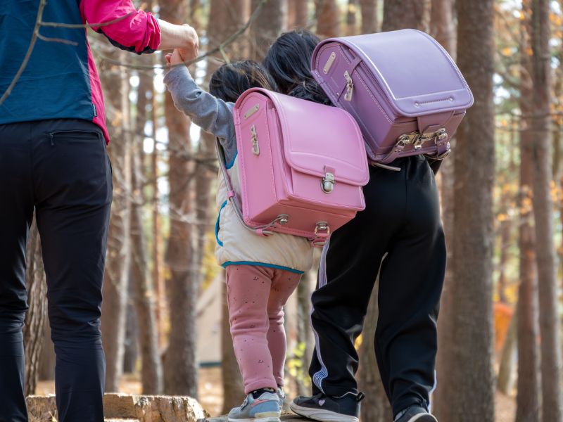 ランドセルの試着イメージ