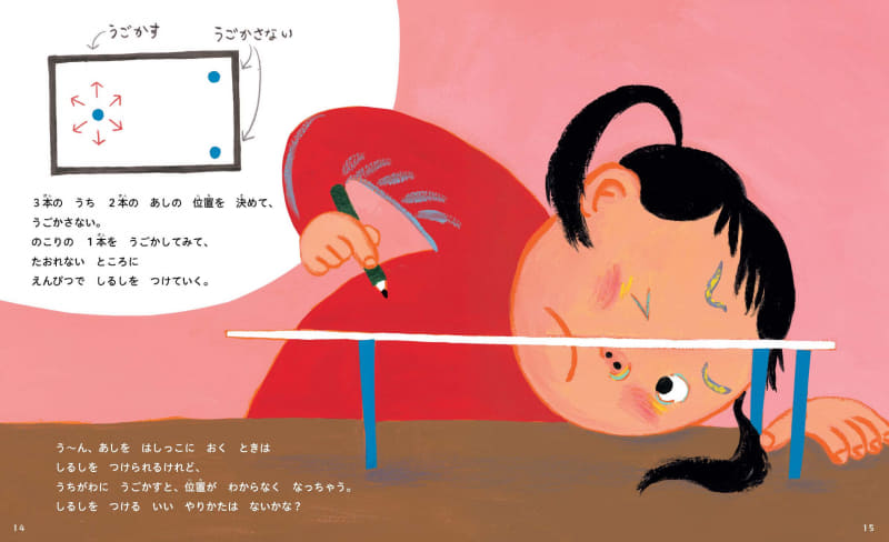 菊地さんの実験内容を絵本で紹介（出典：株式会社講談社）