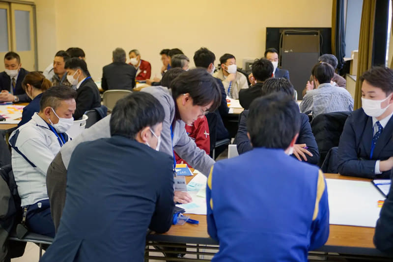 2024年2月に実施した「高校生と企業の接点づくり作戦カイギ」の様子