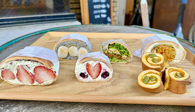 児童たちが考案した三鷹産素材を使ったサンドイッチ（出典：株式会社丸井グループ、以下同じく）