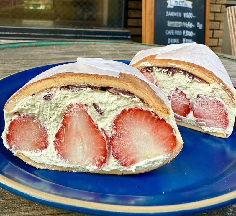 「抹茶いちごあんサンド」850円（税込）