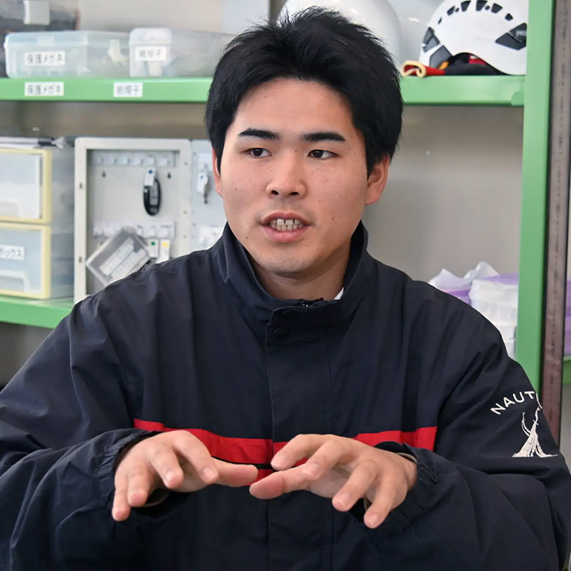 南丹高等学校 工学クラブ 顧問の榊原氏