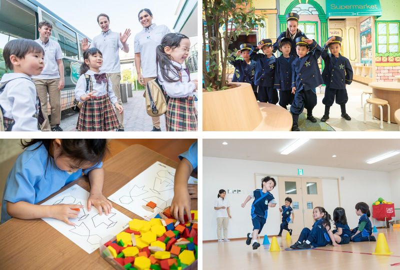 番組を監修するバイリンガル幼児園「Kids Duo International」の様子