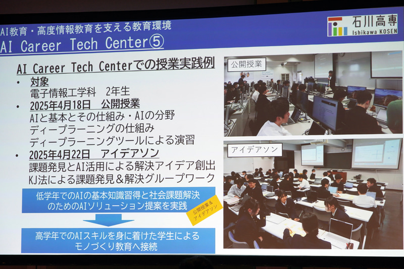 AI Career Tech Centerでの授業実践例