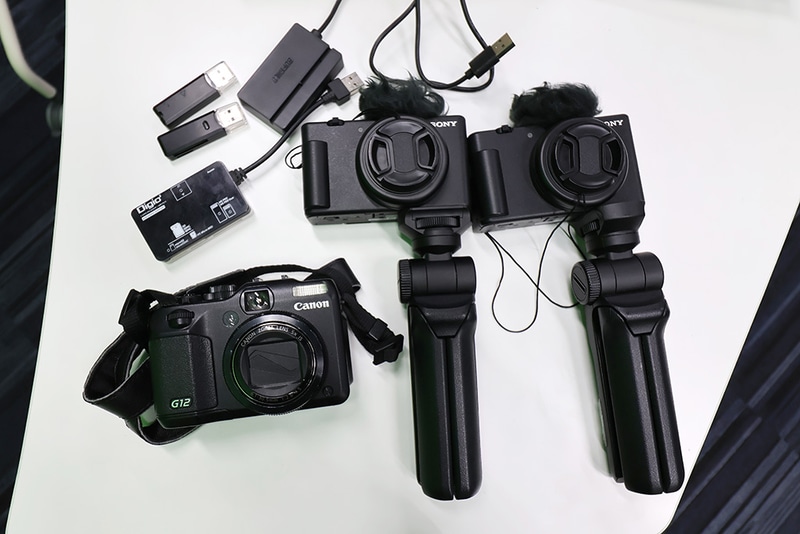 映像制作に使用するカメラ機材一式