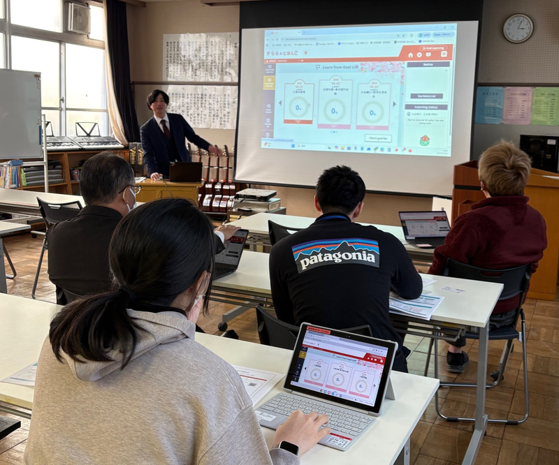 株式会社すららネットが、大田区立糀谷中学校夜間学級において、ICTを活用した教員向け日本語教育研修会を実施（出典：株式会社すららネット、以下同じく）
