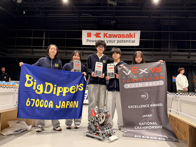 「Japan V5RC HS National Regional Championship」で三冠を達成した、Big Dippersのメンバー（出典：三英株式会社、以下同じく）