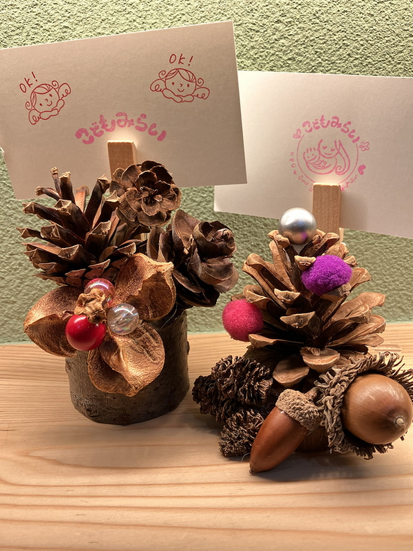 自然素材を使った木工ワークショップを実施