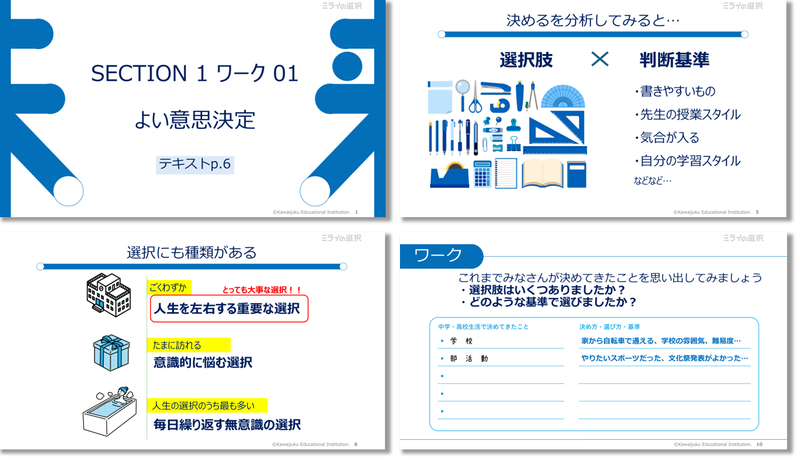 前版に続き、教員用のスクリプトを掲載した授業用スライドも用意