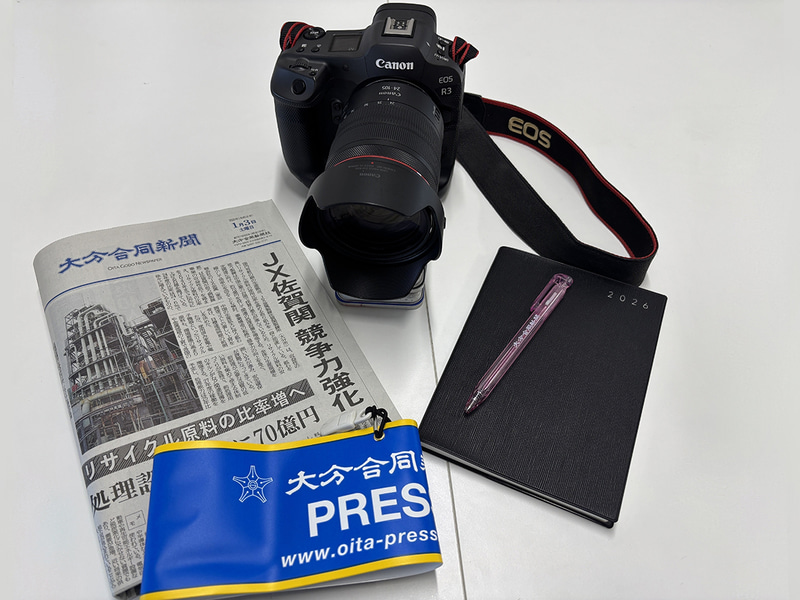 報道カメラマンの仕事（イメージ）