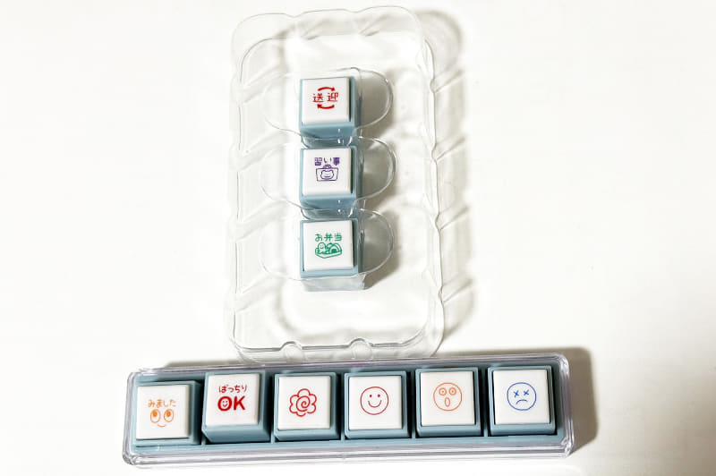 筆者お気に入りの配置。スタンプの種類は豊富！（撮影：編集部）