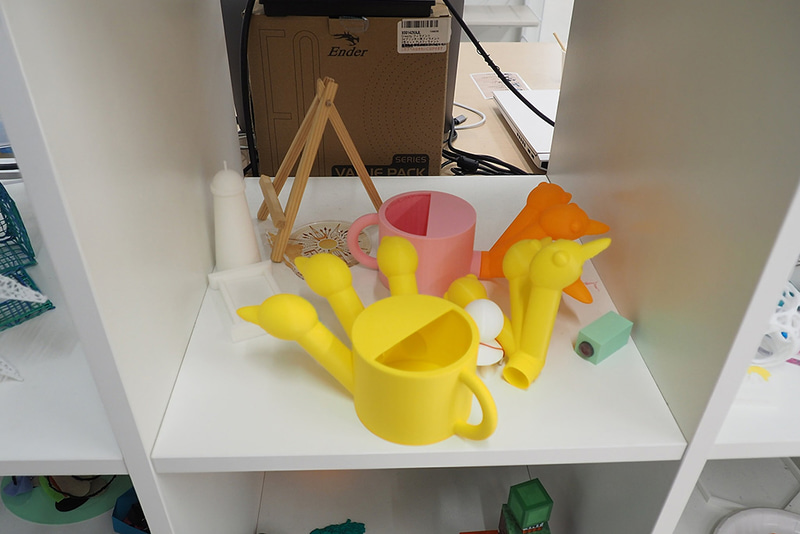 3Dプリンターを使って制作された作品