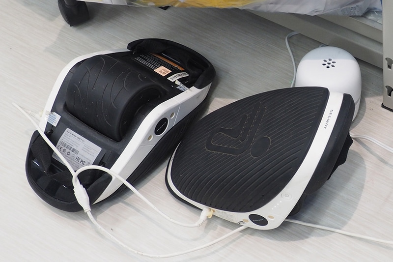 電動ローラースケート「セグウェイドリフト」も数セットある