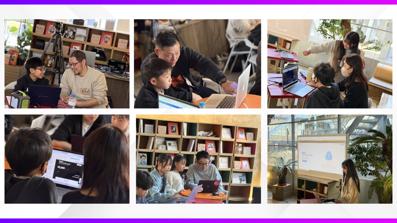 親子向けAIワークショップの開催の様子