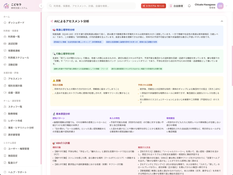 スタッフの思考プロセスをAIがバックアップ