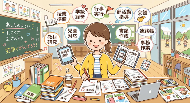 教員の業務イメージ