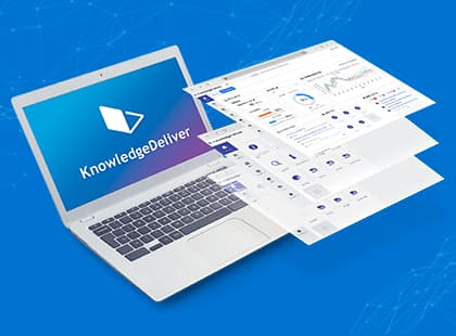 授業、研修のオンライン化を実現する「KnowledgeDeliver」