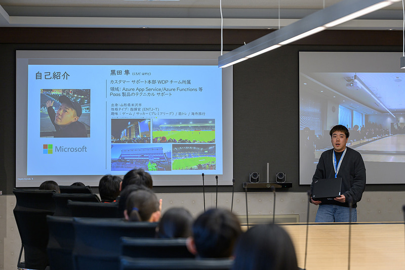 日本マイクロソフト株式会社　カスタマーサービス&サポート本部 Windows Commercial & Developer Azure Services サポートエスカレーションエンジニア 黒田 隼氏