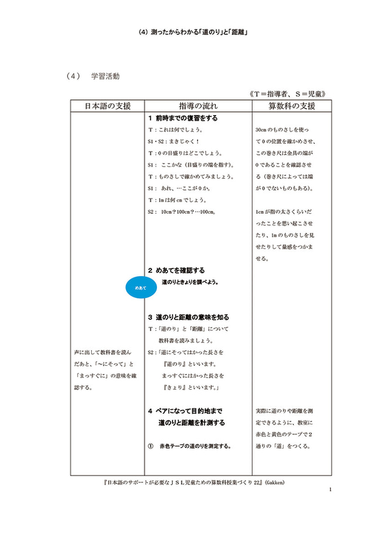 「指導の流れ」「ワークシート」「ことばと算数のチェックシート」のPDFファイルとWordファイルを専用サイトからダウンロード可能
