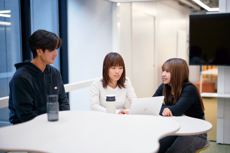 学生の利用イメージ（出典：学校法人追手門学院）
