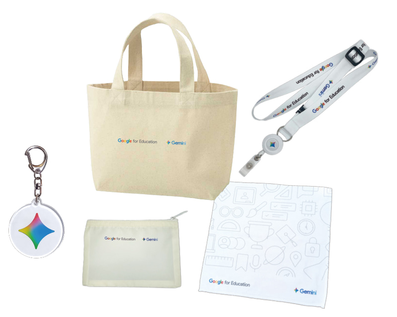 Google for Education オリジナルアイテム（イメージ画像）