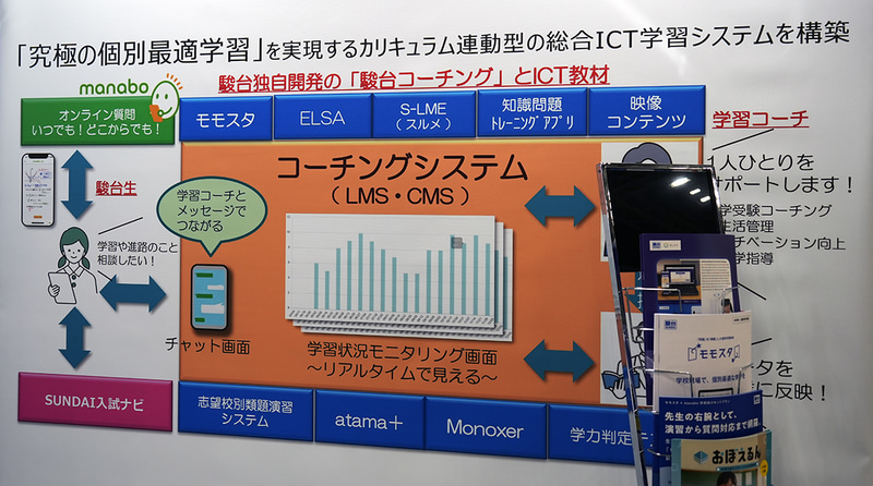 「究極の個別最適化学習」を実現するソリューションや教材をアピール