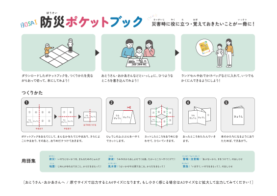 「防災ポケットブック」の作り方