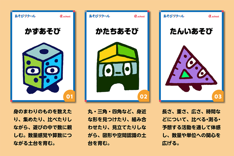 算数の力につながる遊び