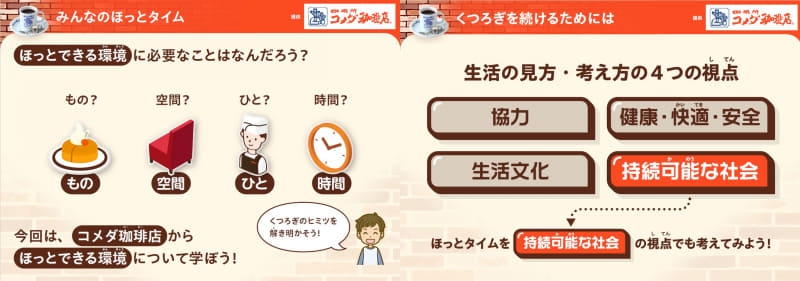 「ほっとできる環境」を基点に、「くつろぎ」や持続可能な暮らしを考察