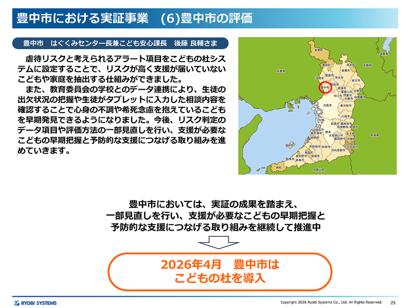 豊中市は2026年4月にこどもの杜を導入