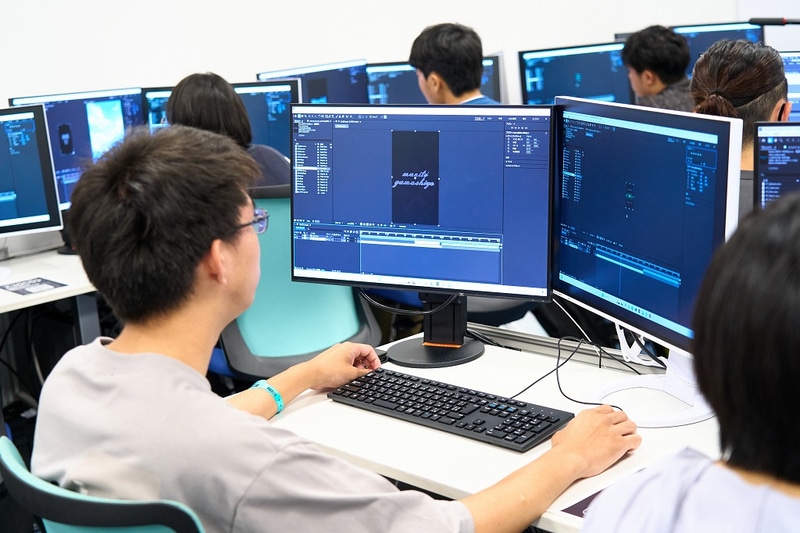 パソコンを使ったデジタル制作体験