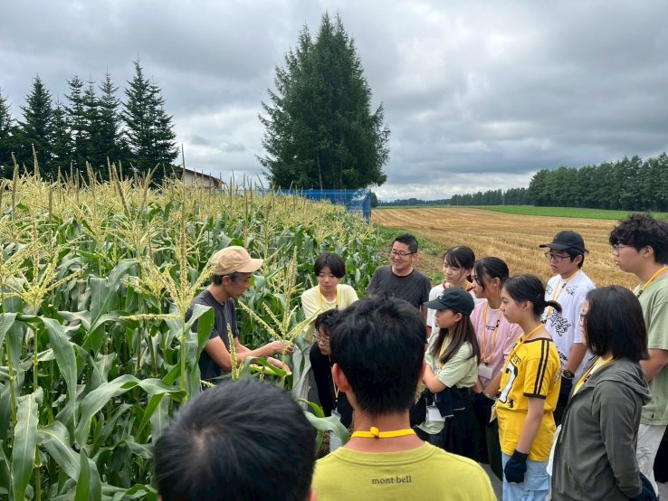 食と農をテーマに昨年実施した、北海道・十勝での探究ツアーの様子