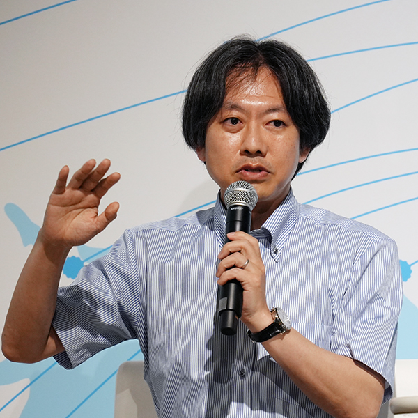 京都大学国際高等教育院 附属国際学術言語教育センター 准教授 金丸敏幸氏（撮影：編集部）