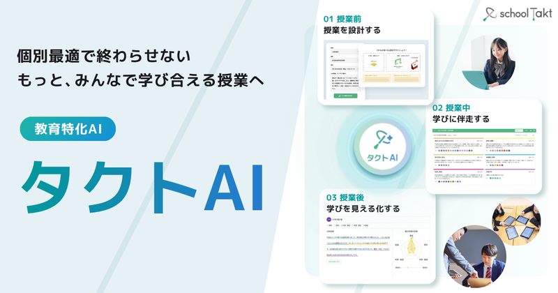 株式会社コードタクトが、授業支援クラウド「スクールタクト」に搭載するAI機能「タクトAI」のロードマップを公開（出典：株式会社コードタクト、以下同じく）