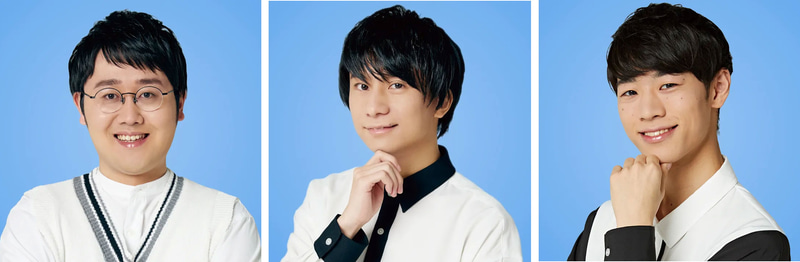 8月8日（土）は、蒲田キャンパスに知的エンタメ集団「QuizKnock」の鶴崎修功氏、山本祥彰氏、東問氏が登壇