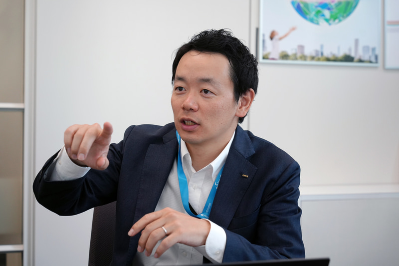 沖電気工業株式会社 グローバルマーケティングセンター イノベーションビジネス開発部 ビジネス開発第四チームの濱上卓磨氏
