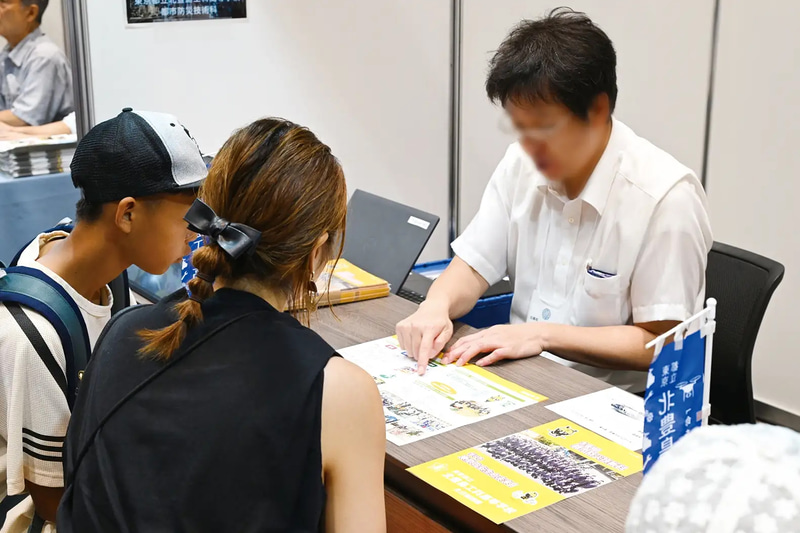 相談ブースの様子（出典：都立工科高校ドリーム・フェスタ2026広報事務局）
