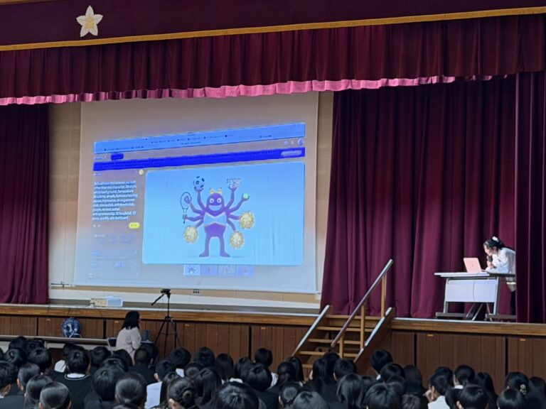 茨城県立下妻第一高等学校・附属中学校で、講演・ワークショップ・座談会を実施
