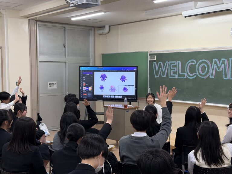 茨城県立下妻第一高等学校・附属中学校で、講演・ワークショップ・座談会を実施