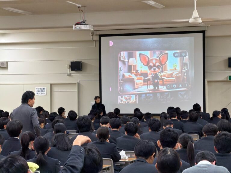 開智未来高等学校で実施したAIセミナーとワークショップの様子