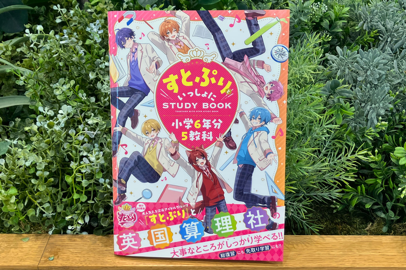 『すとぷりといっしょにSTUDYBOOK 小学6年分5教科』（監修協力：すとぷり／STPR Books　発行：株式会社Gakken　出典：株式会社学研ホールディングス、以下同じく）