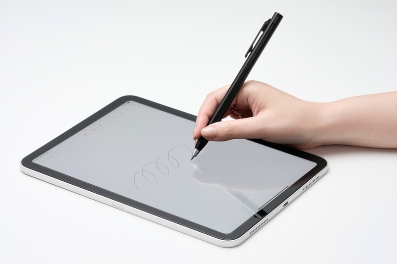 iPadの画面にそのまま書くことができる