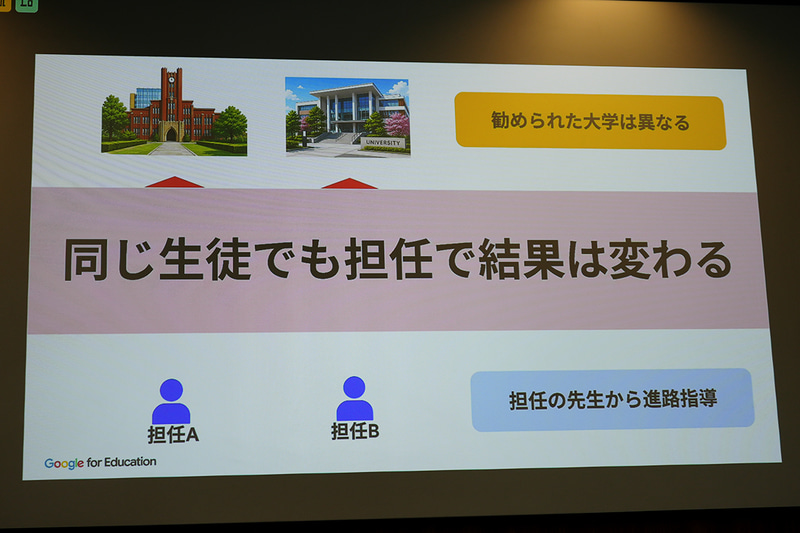 同じ生徒でも担任で進路指導の結果が変わる現実
