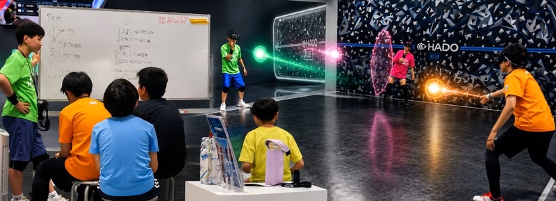 HADOをプレーする子供たち