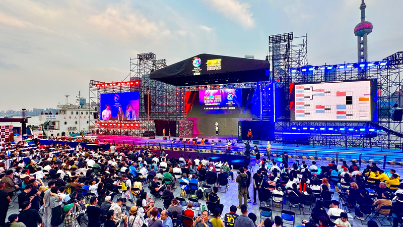 2025年の5月に上海・北外灘で開催された「HADO WORLD CUP 2025」の様子