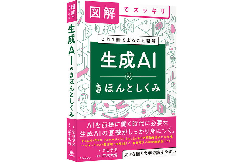 書籍『図解でスッキリ 生成AIのきほんとしくみ』を、9月10日（木）から13日（日）までの4日間限定で全文無料公開（出典：株式会社インプレス、以下同じく）