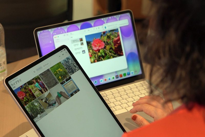 iPadの写真をMacにコピー＆ペースト