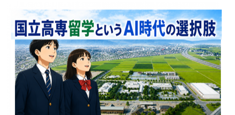 東京の中学生が15歳から親元を離れ、地方の国立高専で学ぶ「国立高専留学」構想を鶴岡高専が開始（出典：独立行政法人国立高等専門学校機構、以下同じく）