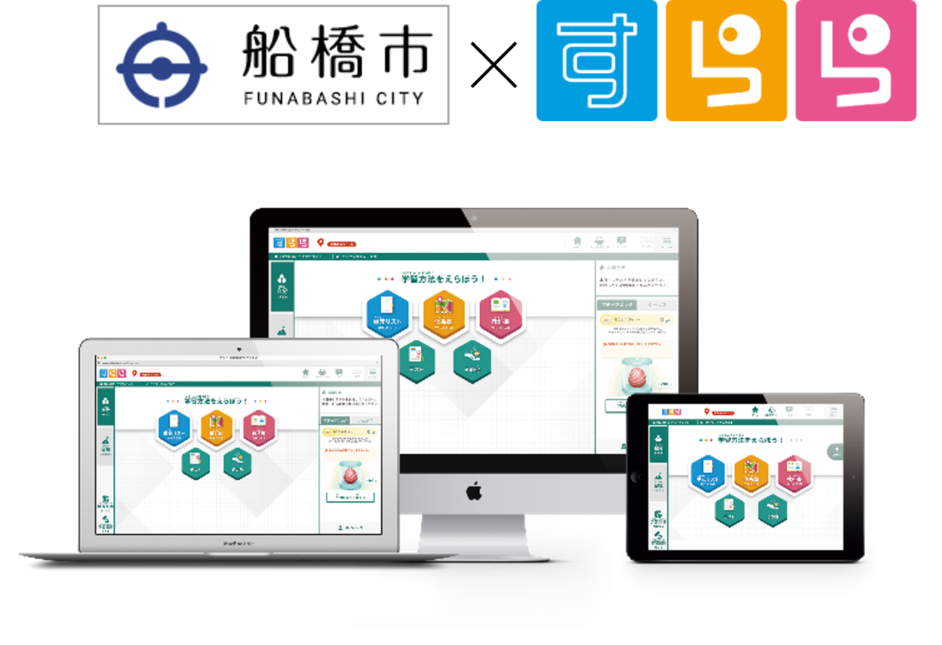 船橋市が、市立児童相談所の一時保護所に、AI活用型対話式ICT教材「すらら」を導入（出典：株式会社すららネット）